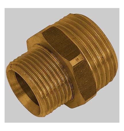NIPLES RIDOTTO OTTONE GIALLO - 1" x 1/2