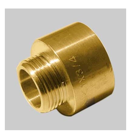 MANICOTTO RIDOTTO MASCHIO/FEMMINA OTTONE GIALLO - 3/8x1/2