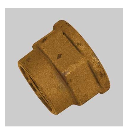 MANICOTTO RIDOTTO FEMMINA/FEMMINA OTTONE GIALLO - 1" x 1/2