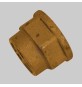 MANICOTTO RIDOTTO FEMMINA/FEMMINA OTTONE GIALLO - 1"1/2 x 1"