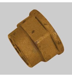 MANICOTTO RIDOTTO FEMMINA/FEMMINA OTTONE GIALLO - 2" x 1"1/4