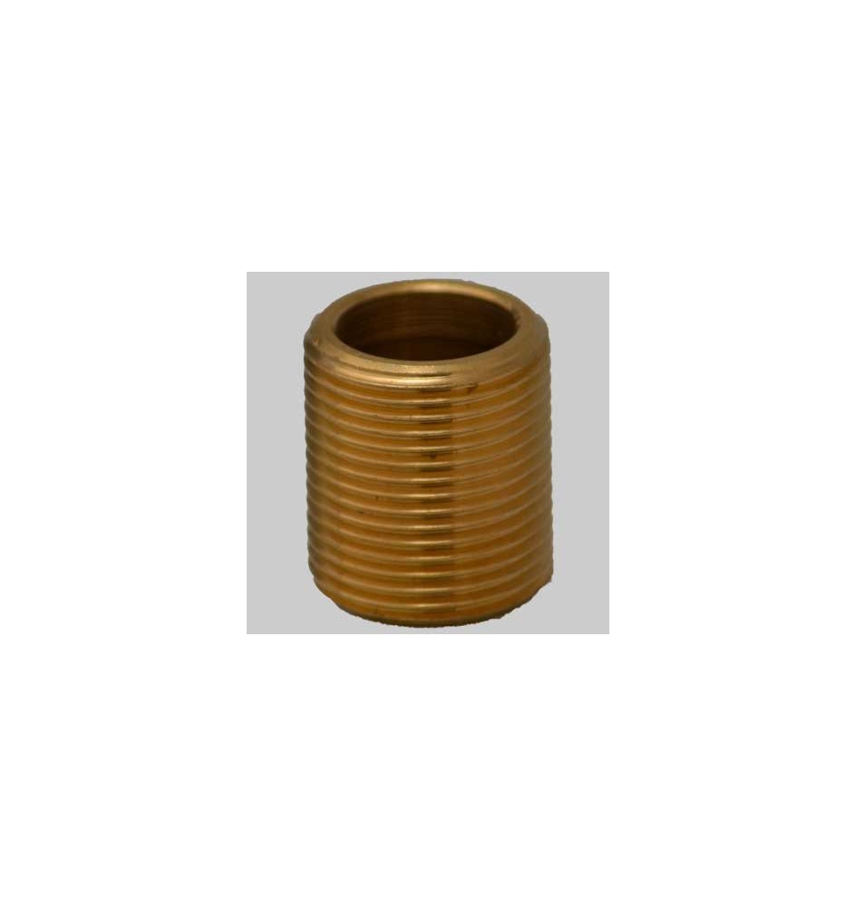NIPLES TUTTO FILETTATO OTTONE GIALLO - 1/2