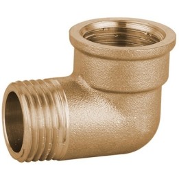 GOMITO MF IN OTTONE GIALLO IBP 3/8"