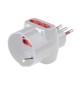 ROSI 78045 ADATTATORE TRIPLO 10A 2PR BIP +1 SCHU C/LIMIT