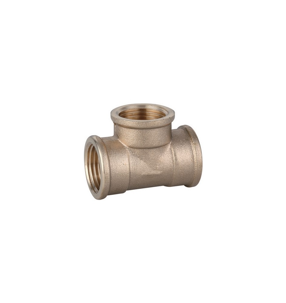 TEE FF IN OTTONE GIALLO IBP 1" 1/4 -CONF