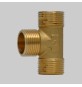 RACCORDO A TEE MASCHIO OTTONE GIALLO - 3/4