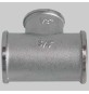 RACCORDO A TEE DIRITTO RIDOTTO OTTONE NICHELATO - 1" x 1/2 x 1"