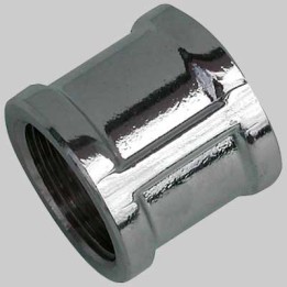 MANICOTTO FEMMINA/FEMMINA CROMATO - 3/8 x 3/8