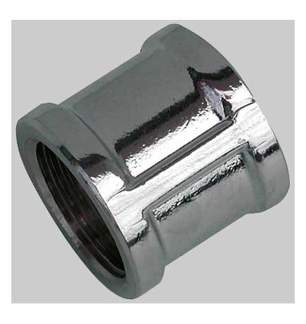 MANICOTTO FEMMINA/FEMMINA CROMATO - 1/2 x 1/2