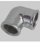 GOMITO FEMMINA/FEMMINA OTTONE CROMATO - 1" x 1"