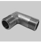 GOMITO MASCHIO/MASCHIO OTTONE NICHELATO - 1" x 1"