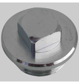 TAPPO MASCHIO CON QUADRO OTTONE CROMATO - 3/4