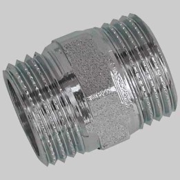 NIPLES OTTONE CROMATO - 3/8 x 3/8