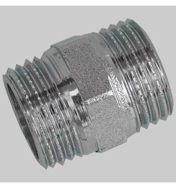 NIPLES OTTONE CROMATO - 3/8 x 3/8