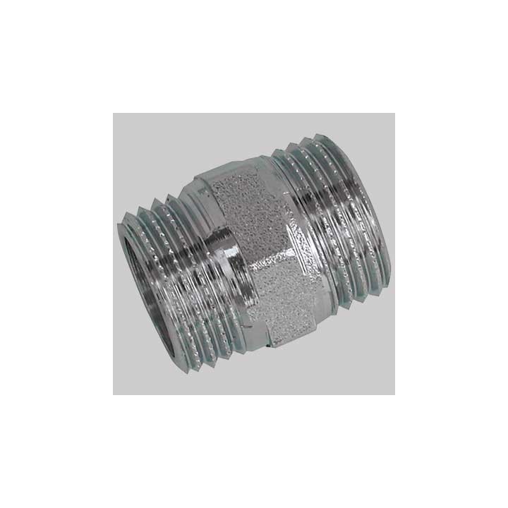 NIPLES OTTONE CROMATO - 3/8 x 3/8