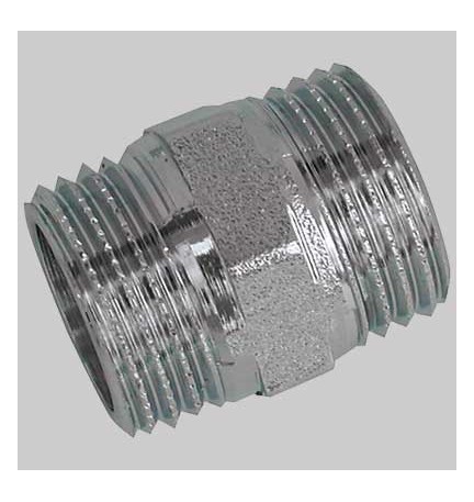 NIPLES OTTONE CROMATO - 3/4 x 3/4