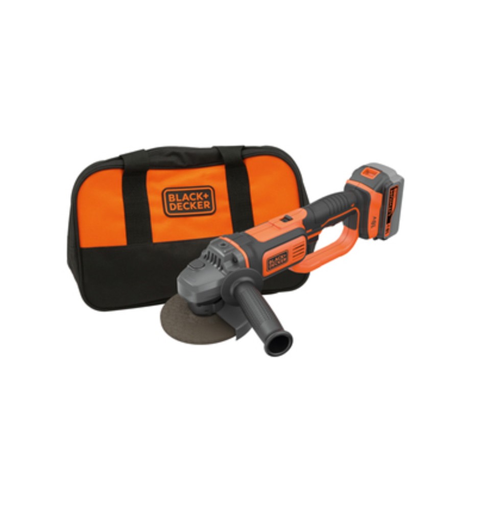 B+D SMERIGLIATRICE ANG BCG720M1-QW 18V 4AH MM125
