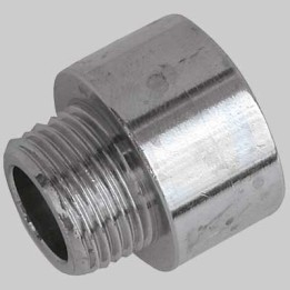 MANICOTTO RIDOTTO MASCHIO/FEMMINA CROMATO - 3/4 - 1"