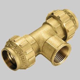 RACCORDO A TEE FEMMINA COBRA RING - 32 x 1" x 32