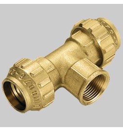 RACCORDO A TEE FEMMINA COBRA RING - 63 x 2" x 63