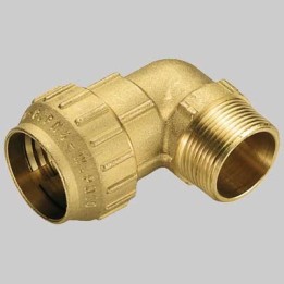 RACCORDO A GOMITO MASCHIO COBRA RING - 25 x 3/4