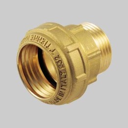 RACCORDO DIRITTO MASCHIO PN 25 COBRARING - 50 x 1"1/2