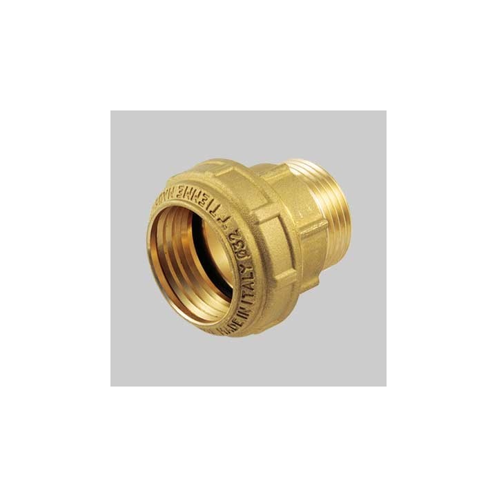 RACCORDO DIRITTO MASCHIO PN 25 COBRARING - 50 x 1"1/2