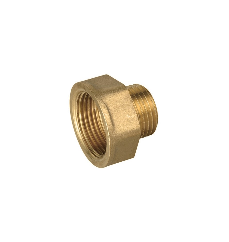 PROLUNGA RIDOTTA FM IN OTTONE GIALLO IBP 3/8" x 1/2" -CONF