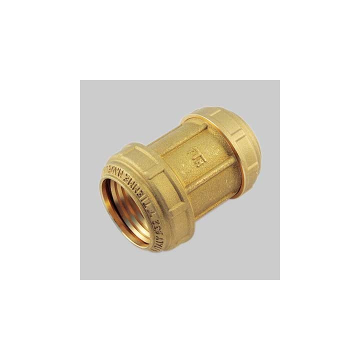 RACCORDO DIRITTO DOPPIO PN 25 COBRARING - 25 x 25