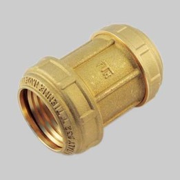 RACCORDO DIRITTO DOPPIO PN 25 COBRARING - 32 x 32
