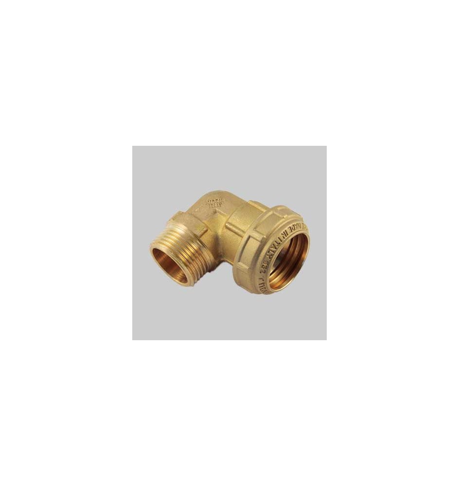 RACCORDO CURVO MASCHIO PN 25 COBRARING - 25 x 3/4