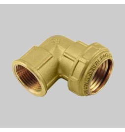 RACCORDO CURVO FEMMINA PN 25 COBRARING - 20 x 1/2