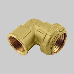 RACCORDO CURVO FEMMINA PN 25 COBRARING - 50 x 1"1/2