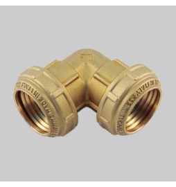 RACCORDO CURVO DOPPIO PN 25 COBRARING - 63 x 63