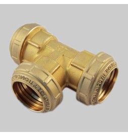 RACCORDO A TEE PN 25 COBRARING - 25 x 25 x 25