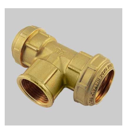 RACCORDO A TEE FEMMINA PN 25 COBRARING - 32 x 1" x 32