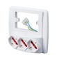 ROSI 94132 MULTIPRESA DA PARETE SMART 3PR BIP-SC