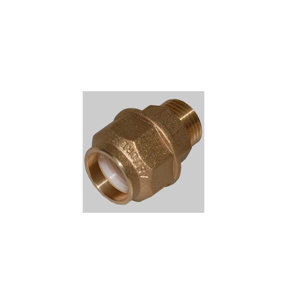RACCORDO DIRITTO MASCHIO ANELLO RESINA - 63 x 2"