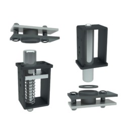 KIT LATO CARDINE E PIASTRE 913 P/CANCELLO 30X40 MM