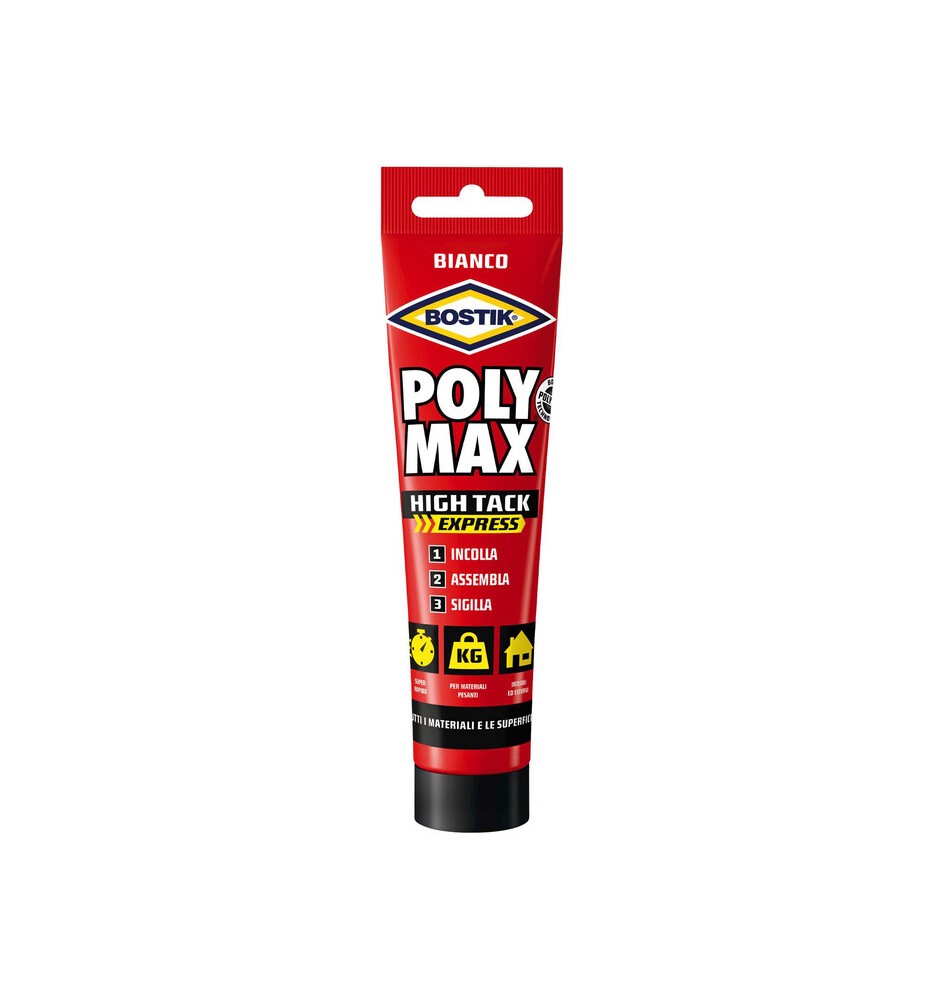 BOSTIK POLYMAX HIGH TACK BIANCO 165 G TUBO
