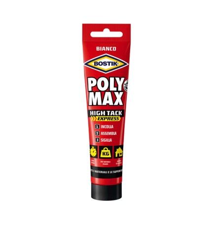 BOSTIK POLYMAX HIGH TACK BIANCO 165 G TUBO