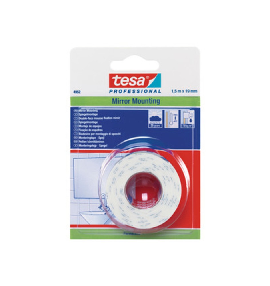 NASTRO BIADESIVO TESA P/SPECCHI 19MMX1,5M