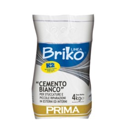 LINEA BRIKO CEMENTO BIANCO DA 4 KG