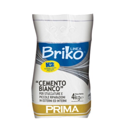 LINEA BRIKO CEMENTO BIANCO DA 4 KG