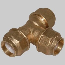 RACCORDO A TEE UGUALE ANELLO RESINA - 25 x 25 x 25