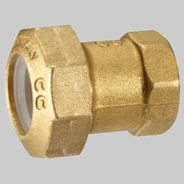 RACCORDO DRITTO FEMMINA PE ANELLO RESINA - 32 x 1"