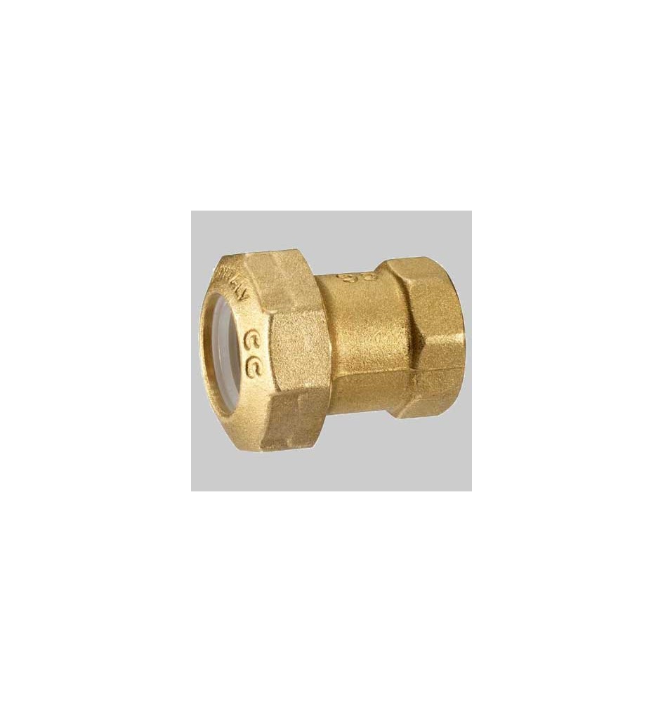 RACCORDO DRITTO FEMMINA PE ANELLO RESINA - 32 x 1"