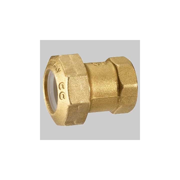 RACCORDO DRITTO FEMMINA PE ANELLO RESINA - 40 x 1"1/4