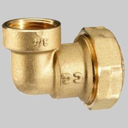 RACCORDO GOMITO FEMMINA PE ANELLO RESINA - 20 x 1/2