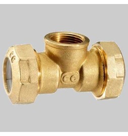 RACCORDO A TEE FEMMINA PE ANELLO RESINA - 32 x 1" x 32